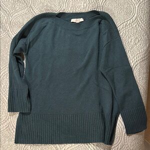 Dark green tunic sweater